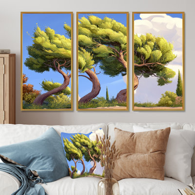 Ensemble de salon art mural The Cyber Pointillism XIII - Van Gogh