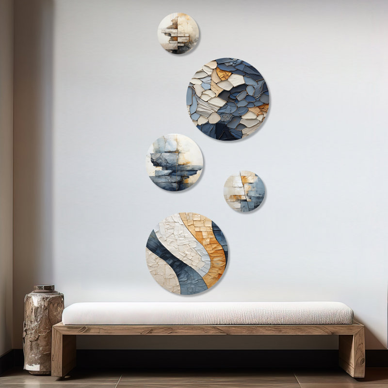Margriete - Ensemble de 5 pièces d'art mural