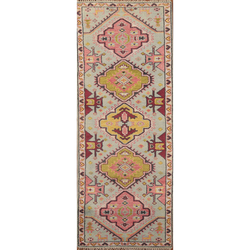 Tapis vert traditionnel vert 3 x 8