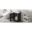 Meuble-lavabo de 20 po avec lavabo, armoire avec porte à fermeture douce, support de rangement et tablette réglable-1035826705