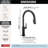 Touch2O Technology Kitchen Faucet with Touchless Technology-124678919