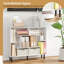 Open Bookshelf Modern Geometric Bookcase-1365791274