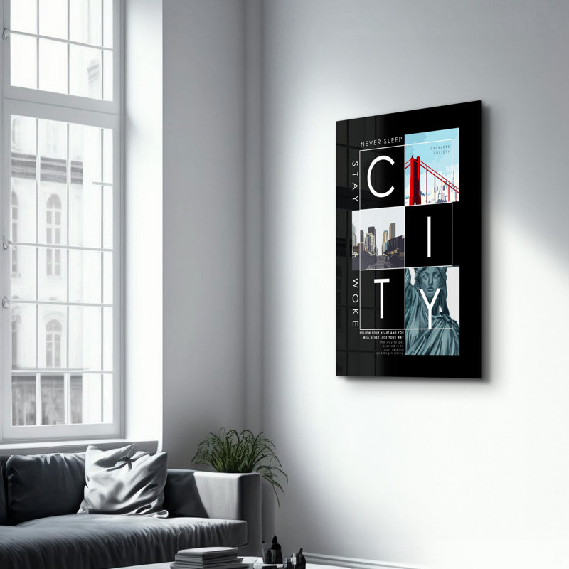 Elegant Tempered Glass Wall Art Painting, 13.8 x 21.7 inches | 100% Tempered Glass, Thickness: 0.16 inches | UV Printed for Vibrant Colors | Perfect for Home Decor, Living Room, & Office Spaces