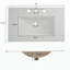Charmant meuble-lavabo Mid-Century avec de multiples fonctionnalités