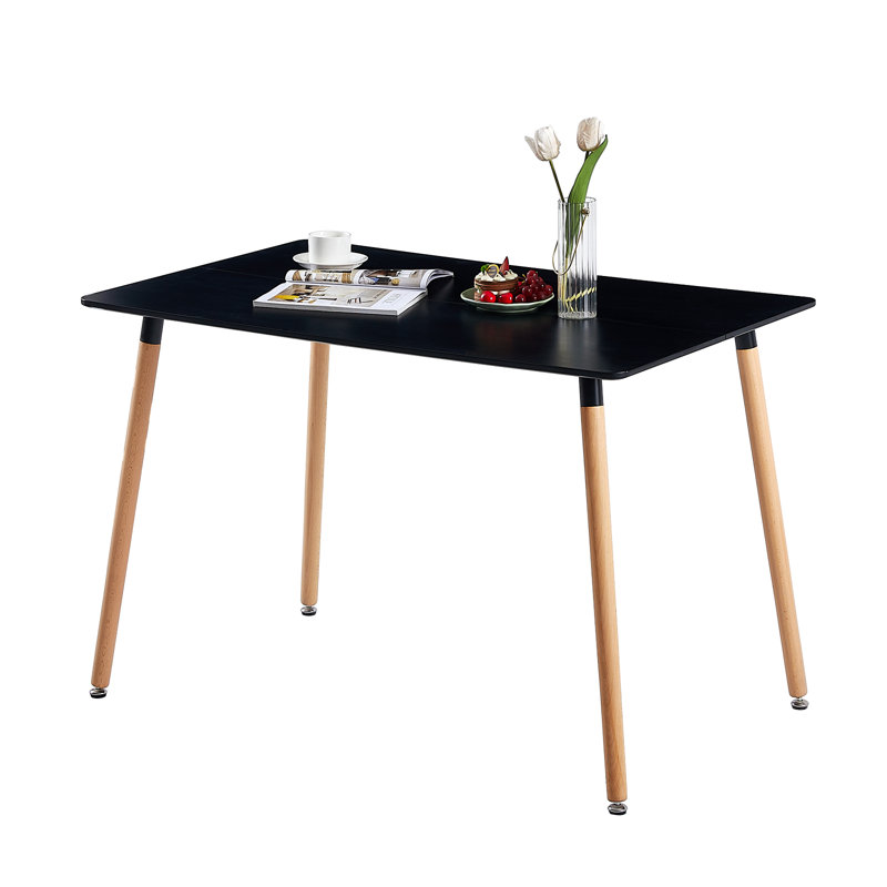 Haney 4 - Person Dining Set, Black