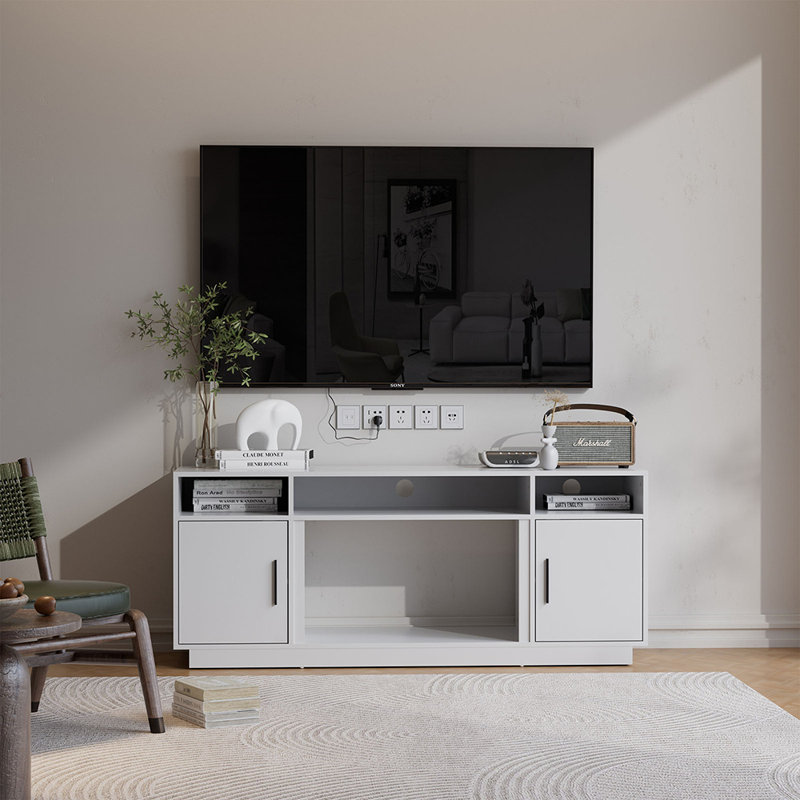 Symple Stuff 147cm W Black Electric Fireplace