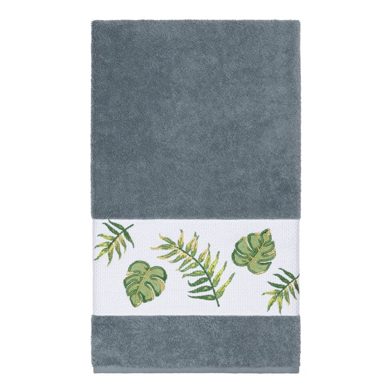 Zoe Turkish Cotton Midweight Bath Towel, Teal