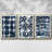 " Indigo Memory I " 3 Piece Art Set-2035590694-2035590693