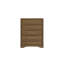 Commode 5 tiroirs Hickory - Amande