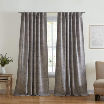 Rideau occultant en polyester Rodmur Paisley