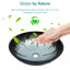 Lavabo vasque en verre trempé pour salle de bain Artistic Crackle