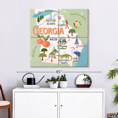 Aliaz State Maps - Georgia Attractions