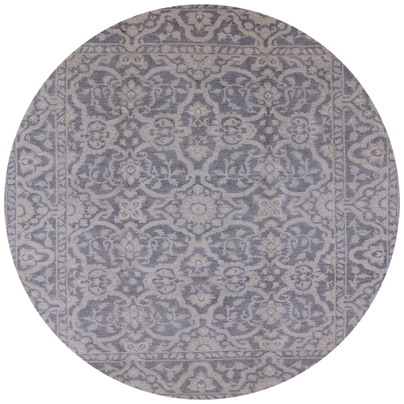 Tapis oriental gris Koris, Rond 3 pi