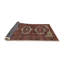 Tapis décoratif en laine rouge de style Kor-2137898930