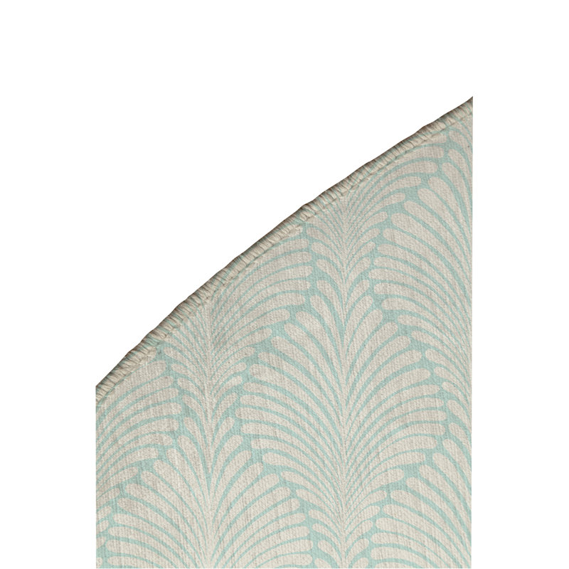 Tapis de jeu pour enfants Elegant Palms, Bleu clair / bleu