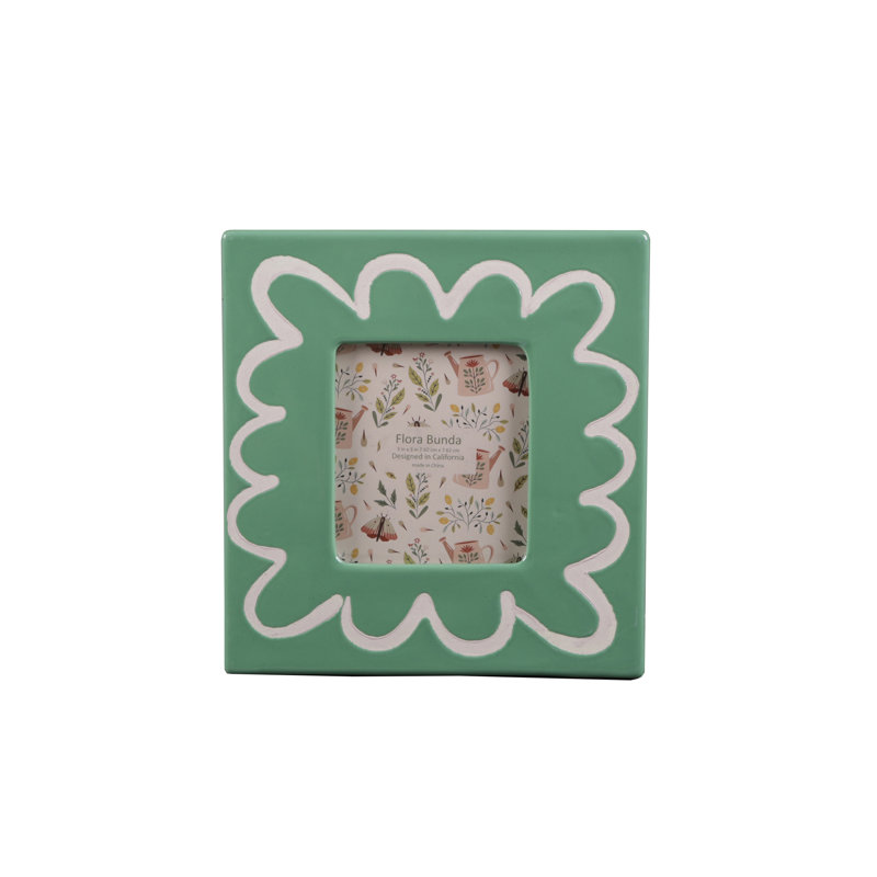 3 X 3 Wavey Ceramic Frame
