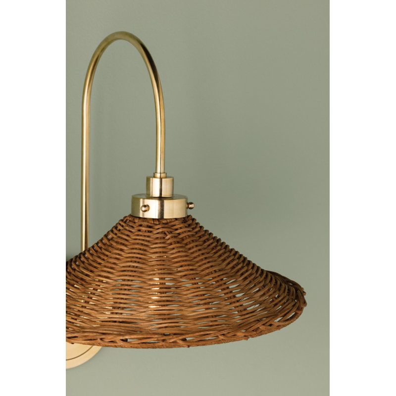 Kensington Wall Sconce in Aged Brass by Mark D. Sikes