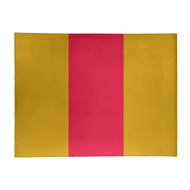Tapis rouge à rayures de hockey national, Rectangle 8 pi x 10 pi