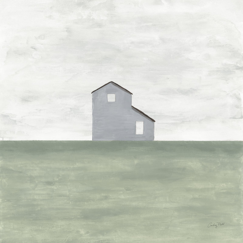 "Rurale simplicité" par Courtney Prahl, peinture, H 36 po x l 36 po, Toile tendue