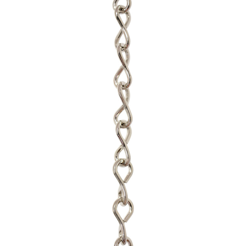 Chaîne de panier décorative, Nickel poli