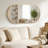 Oval Metal Wall Mirror-24577864