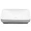 Lavabo pour salle de bain en céramique blanc, 19 po x 12 po, lavabo rectangulaire allongé, ergonomie fonctionnelle, peu d'entretien, forme de bonde standard, facile à nettoyer