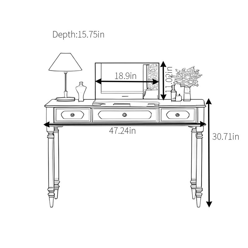 Commode classique rétro pratique