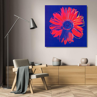Marguerite, c. 1980 (bleu et rouge)