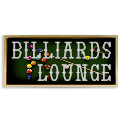 Cadre flottant Billiards Lounge, conçu par Marcus Prime