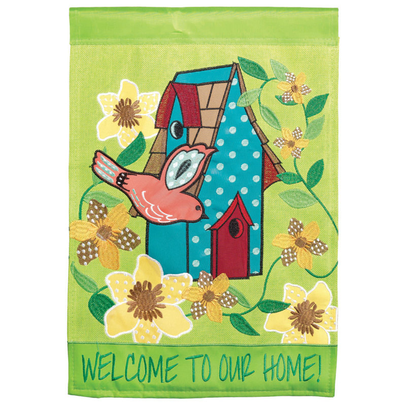 Drapeau de jardin en polyester 1 pi 6 x 1 pi Kohn