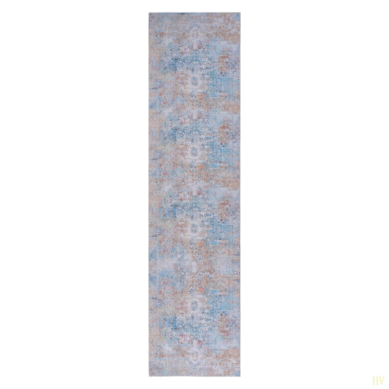 2'6''X10' Runner, Washable Rug, Low-Pile, Non-Slip, Non-Shedding, Foldable, Kid & Pet Friendly - Area Rugs For Living Room, Bedroom, Kitchen Rug ( 2'6''X10')