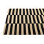 Tapis noir et blanc 3x5 Petrella