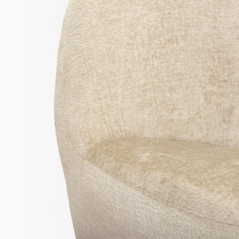 Méridienne Modern Boucle / Chenille, Chenille Belge