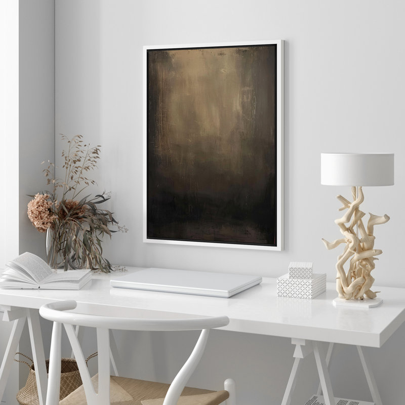 Abstrait, scène pastorale tranquille, paysage, illustrations, Blanc, H 24 po x l 16 po