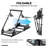 Flight Game Mount & Racing Simulator Stand Fit Logitech Thrustmaster Saitek Honeycomb, Steering Wheel Pedal Shifter Flight Simulator Seat Joystick Keyboard Not Included