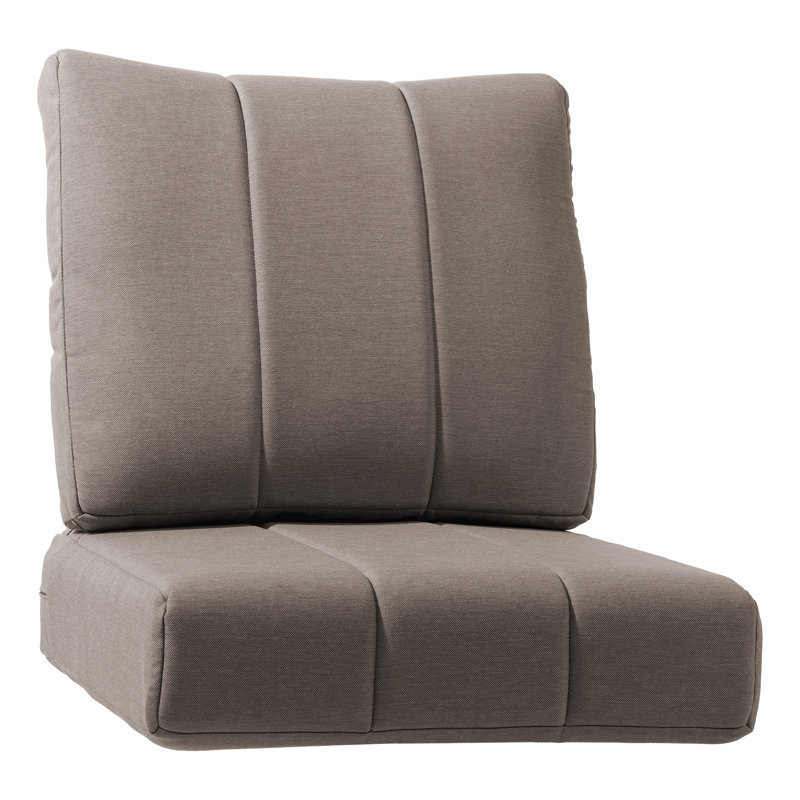 Ensemble de coussins et coussins de patio Allo de 24 po x 24 po x 6 po Allo, 1, Gris