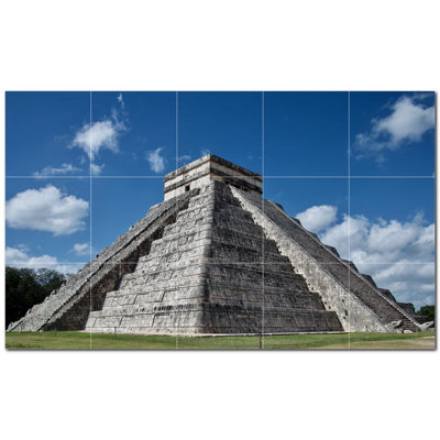 Famous Places Photo 12'' x 12'' Satin Ceramic Decorative Mural