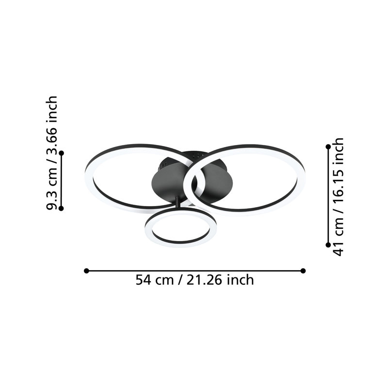 Narberth Semi Flush Mount