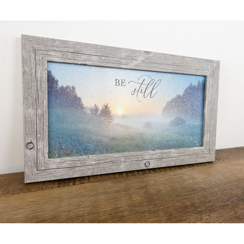 " Be Still Landscape Sunset Sunrise "