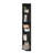 Sharee 5-Tier Freestanding Corner Shelf Bookcase, Bookshelf,-109470446