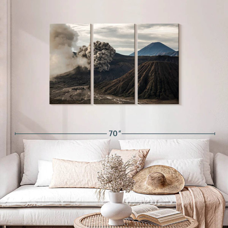 Alvord Volcanic Eruption, 28" H x 45" W