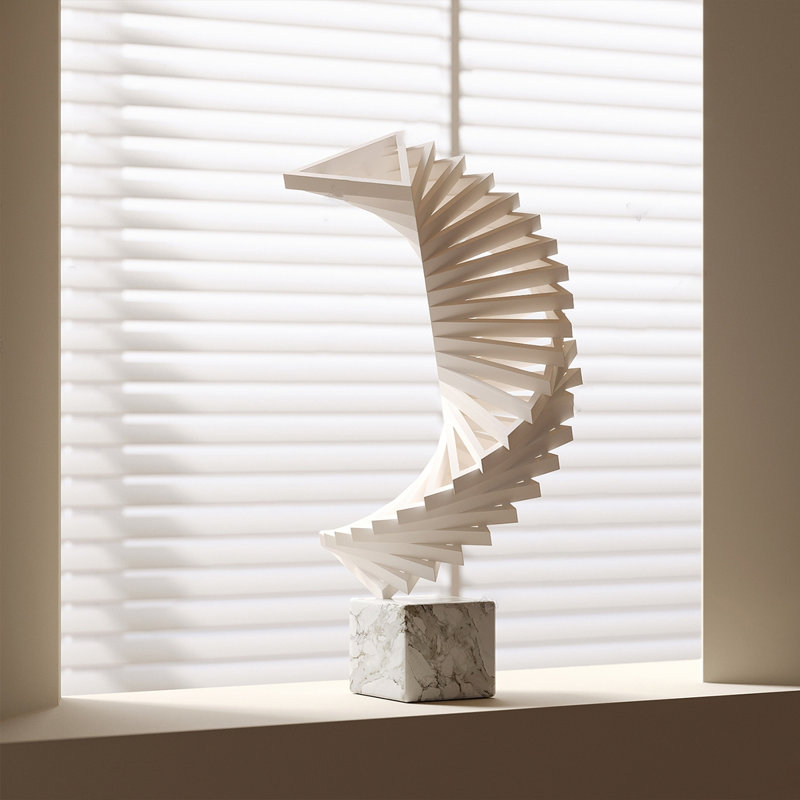 Objets décoratifs modernes et minimalistes de luxe en métal