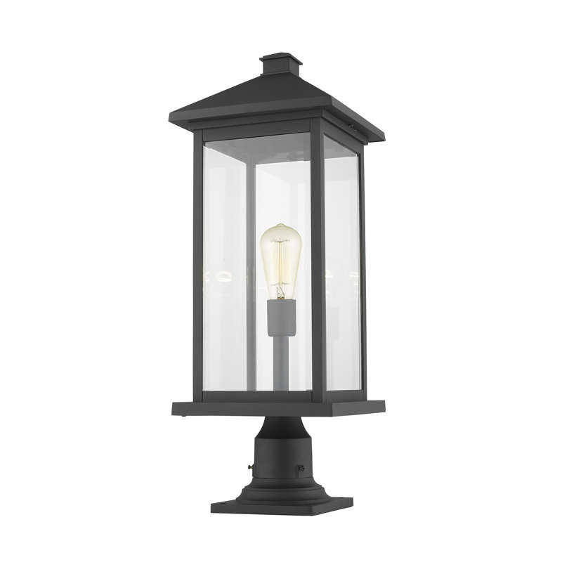 Luminaire suspendu à 1 lumière Lovette, Noir