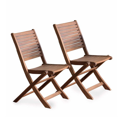 Ensemble de 2 chaises bistro Eucalyptus
