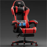 HLDIRECT Gaming Chair with Pocket Spring Cushion, Video Game Chair, Gaming Computer Chair, Ergonomic Chairs with Massage Lumbar Support for Adults, Swivel PU Leather Office Chair