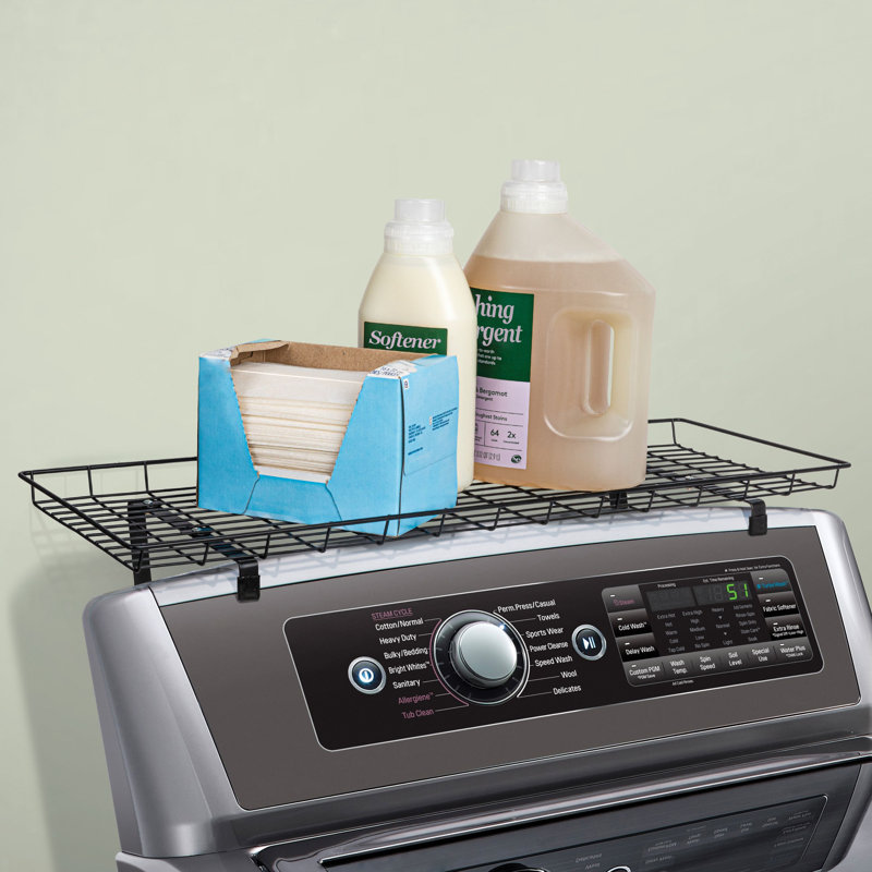 Over the Washer Shelf, Matte Black