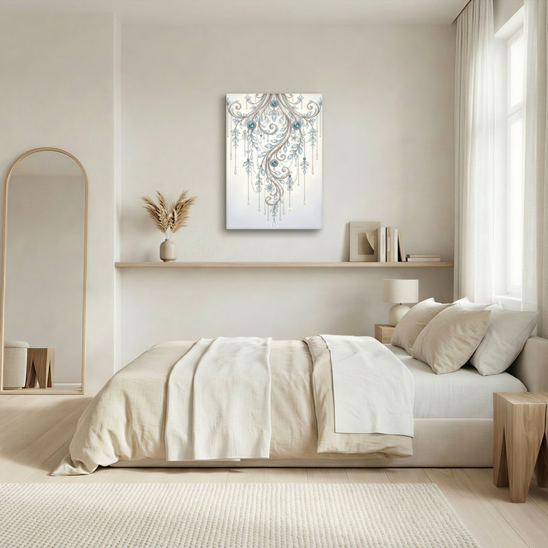 Ensemble élégant d'une toile murale florale, H 40 po x l 28 po, Wrapped Canvas