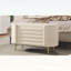 Banc rembourré avec rangement moderne et spacieux avec compartiment caché spacieux, parfait pour les chambres à coucher et les vestibules, beige-131685645-131685647