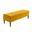 Safar Striped Ottoman Storage Bench – Upholstery Plush Velvet Shoe Bench with Black Turned Wooden Legs-520219415-521705320