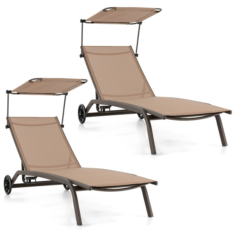 Ensemble de chaise longue d'extérieur Saneha